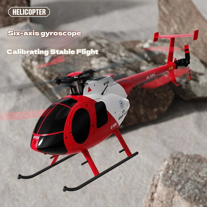 RC Airplane Helicopter Resembling Real Helicopter C189 Bird Helicopter Dual Brushless 4 Channel Simulation Model Birthday Gift