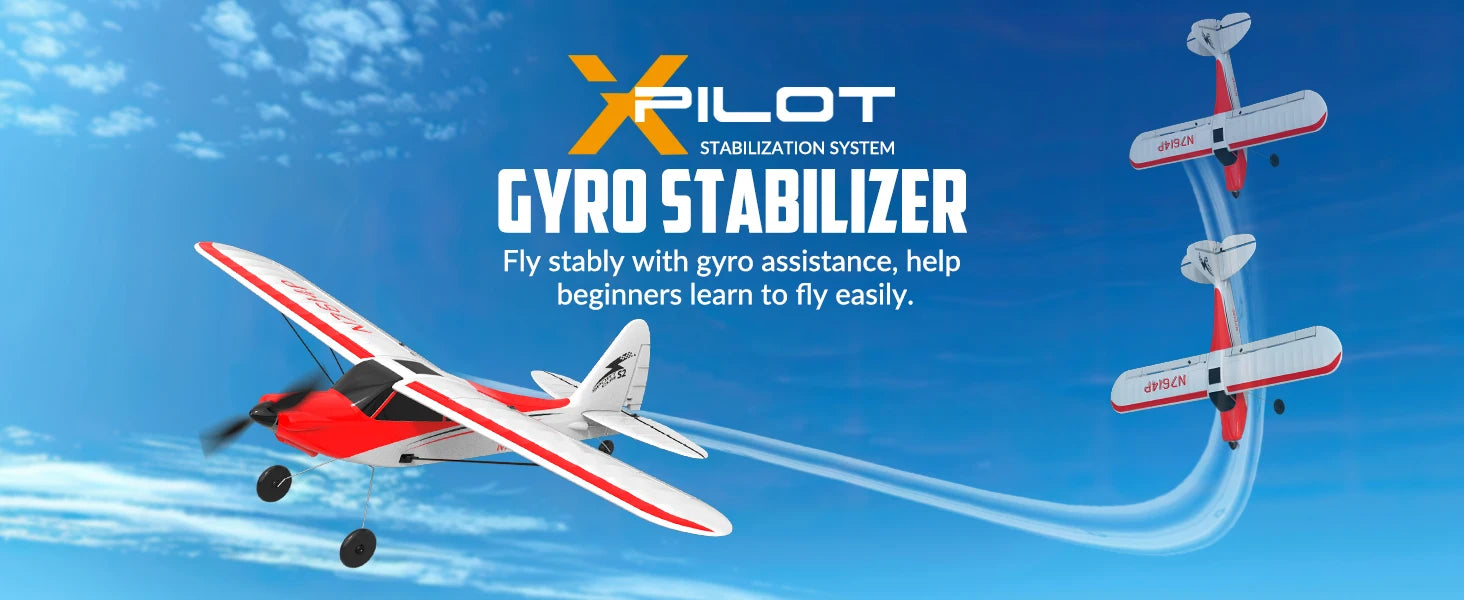 RC Plane Sport Cub 500 2.4G 4CH EPP Foam RC Glider Aircraft One-Key Aerobatic RC Fighter RTF 761-4 Aircraft Boys Toys Gifts
