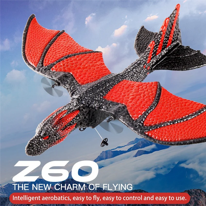 RC Plane 2.4G Simulated Flying Dragon Aircraft Remote Control Flying Model Glider Airplane EPP Foam Toys Gift For Kids Durable