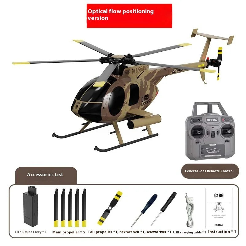 RC Airplane Helicopter Resembling Real Helicopter C189 Bird Helicopter Dual Brushless 4 Channel Simulation Model Birthday Gift