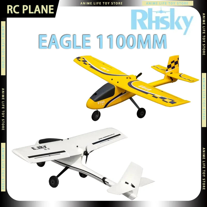 Esky Eagle 1100mm RC AirPlane EPO Brushless FMS BlueArrow PNP Fixed Wing For Beginner Training Modle RC Plane Boy New Year Gifts