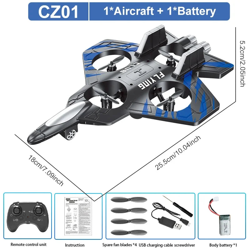 RC Aircraft EPP Foam Stunt Glider Electric Fighter Remote Control Airplane Fall Resistant Plane Toys CZ01 CZ63