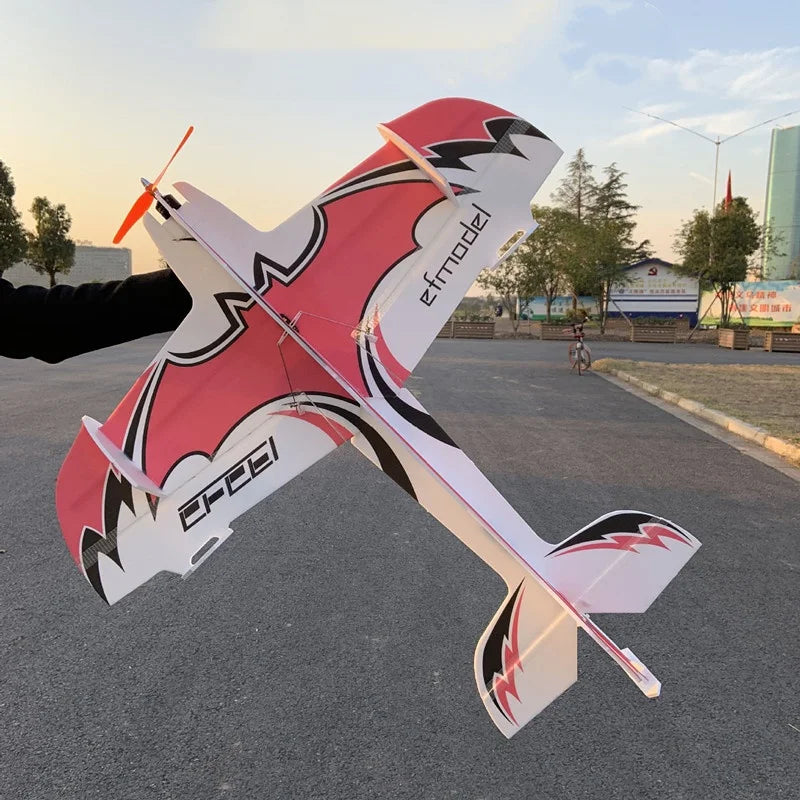 2025 NEW 3D Mercury RC Aircraft Beginner Training Model Aircraft Fixed Wing Anti Collision Board F3P Remote Control Plane
