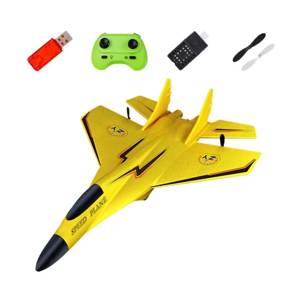 RC Plane, 2 Channels Remote Control Airplane, Ready to Fly EPP Aircraft, Night