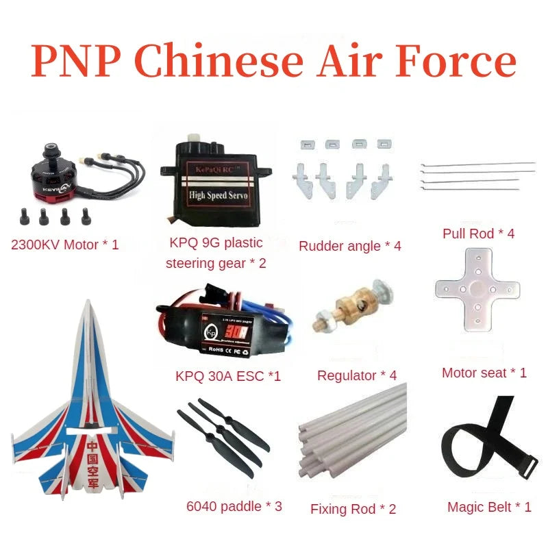 Su27mini Rc Beginner Training Plane 56cm Small Model Airplane PNP Remote Control Fixed Wing Crash Resistant Magic Board Glider