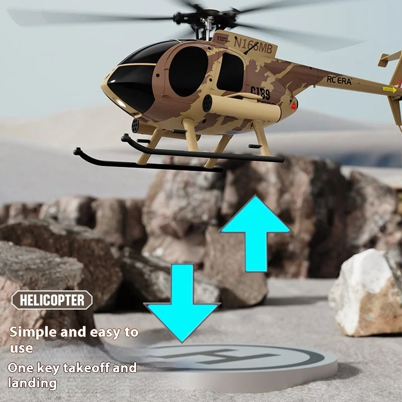RC Airplane Helicopter Resembling Real Helicopter C189 Bird Helicopter Dual Brushless 4 Channel Simulation Model Birthday Gift