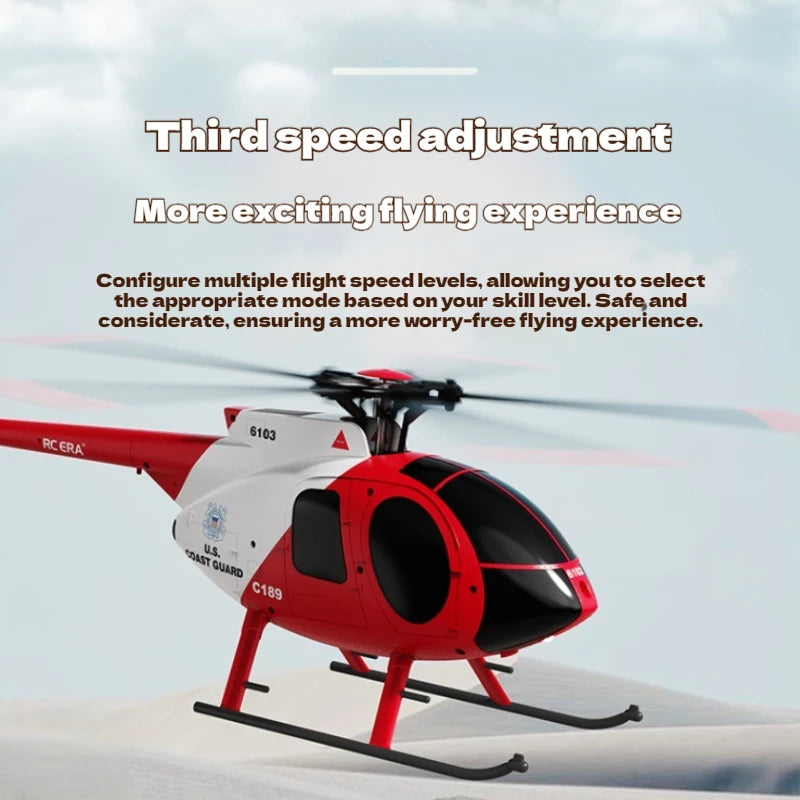 RC Airplane Helicopter Resembling Real Helicopter C189 Bird Helicopter Dual Brushless 4 Channel Simulation Model Birthday Gift