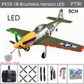 RC Plane 5CH 3D/6G Fixed-wing RC Airplane P51D Mustang RTF for Adults Beginners Easy to Fly Removable Brushless Fighter Helicopt