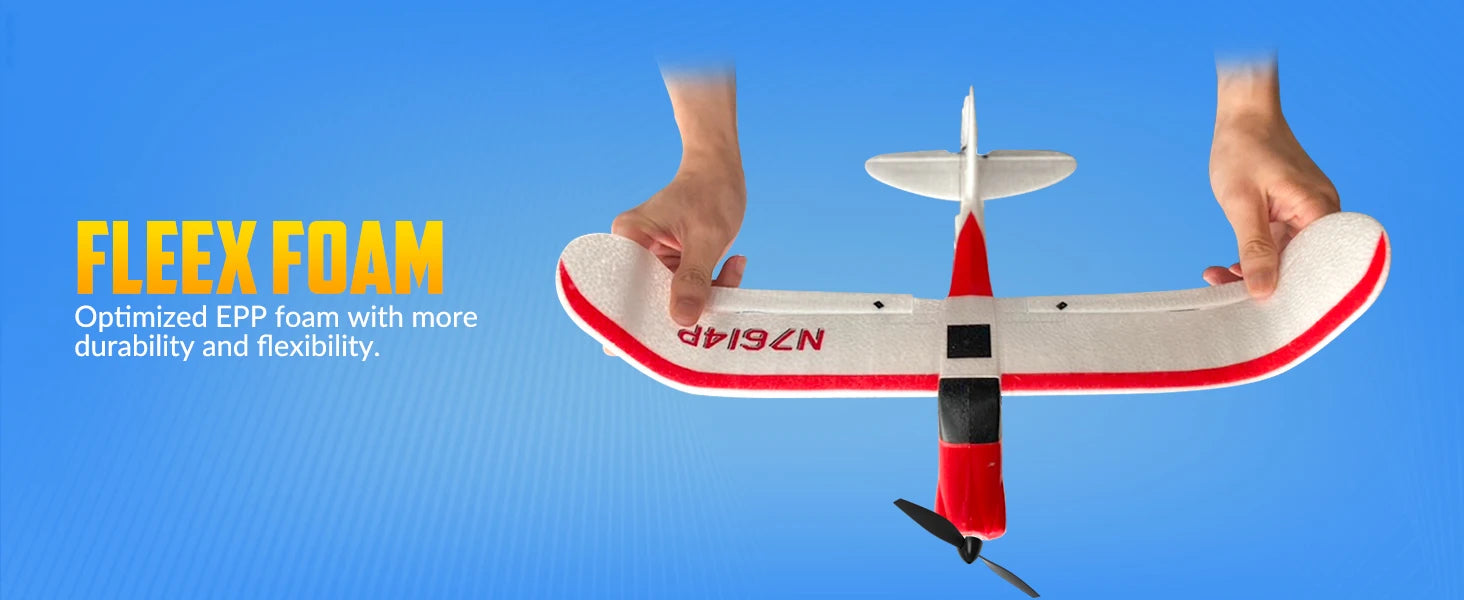 RC Plane Sport Cub 500 2.4G 4CH EPP Foam RC Glider Aircraft One-Key Aerobatic RC Fighter RTF 761-4 Aircraft Boys Toys Gifts